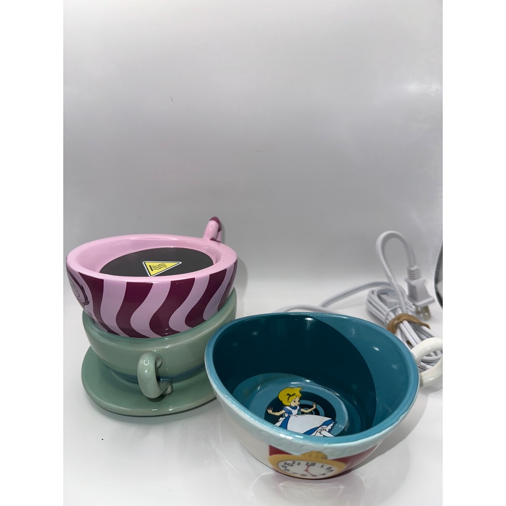 Scentsy Disney Alice in Wonderland Wax Warmer Stacked Teacups Were All Mad Here - Picture 8 of 8